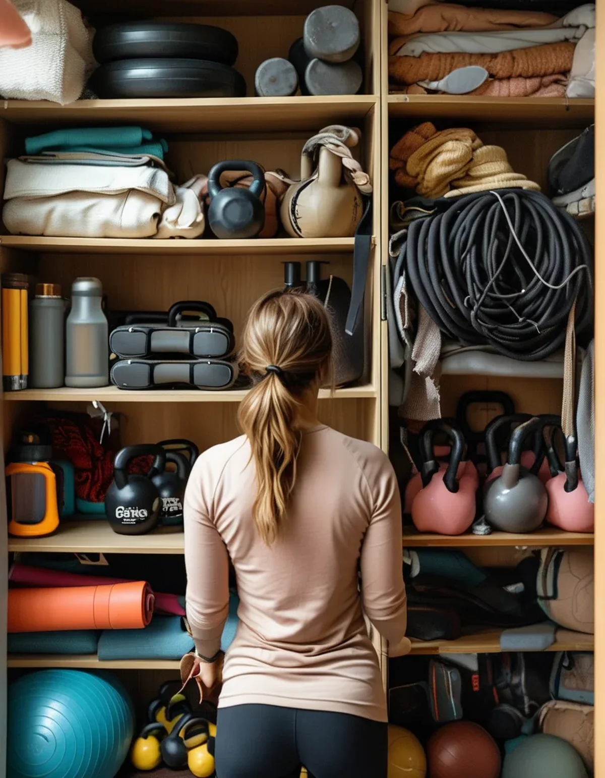 The Fitness Gear Decluttering Method for Equipment You Swear You'll Use Someday