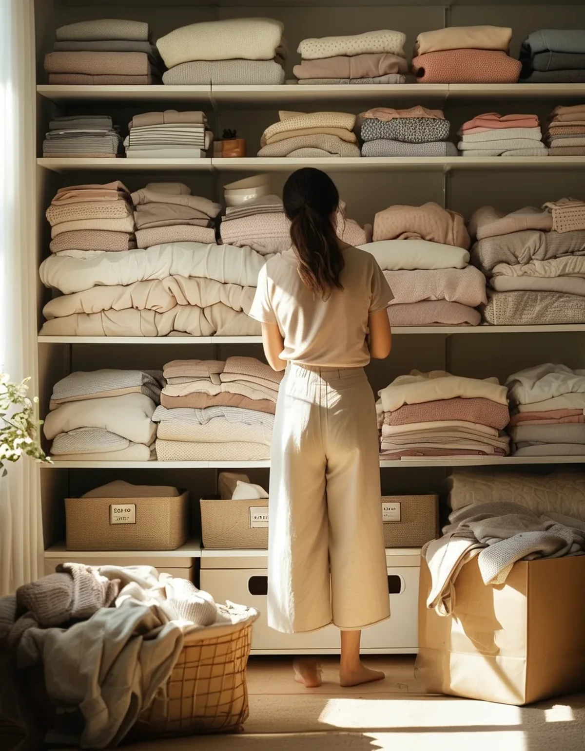 The Seasonal Wardrobe Swap That Turns Into a Pile on the Bed