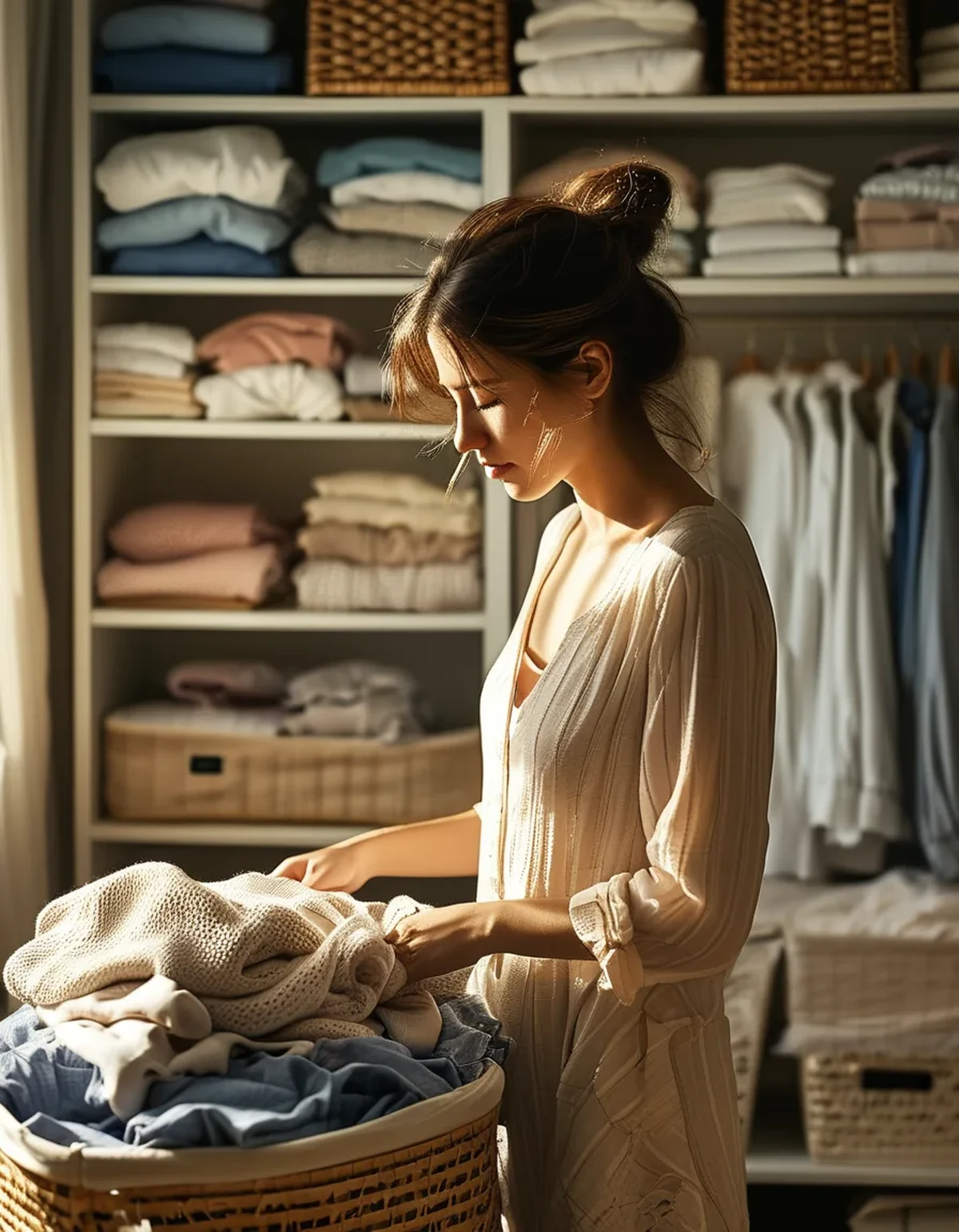 The Seasonal Wardrobe Swap That Turns Into a Pile on the Bed